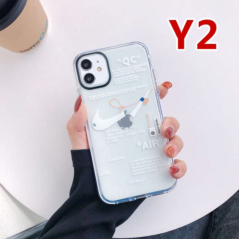 Ốp điện thoại mềm in logo Nike AIR JORDAN OFF-WHITE dành cho iPhone 11 Pro 6 6s 7 8 Plus X XS MAX XR