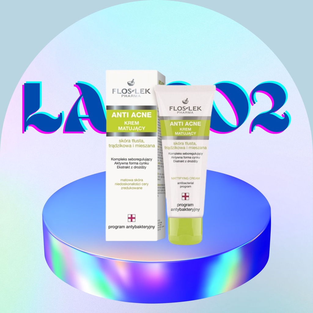 Kem dưỡng Floslek Anti Acne giúp kiểm soát dầu và điều tiết nhờn 50ml