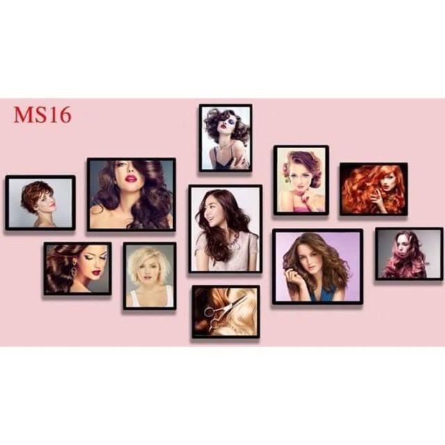 Khung ảnh trang trí salon MS 16