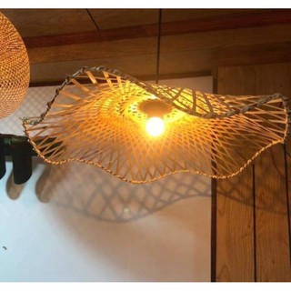 Đèn tre đèn mây tre đèn lồng tre đèn thả mây tre mã 09