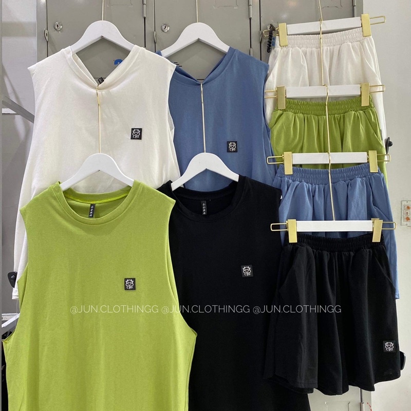 TANKTOP | Set bộ tank top bò cute kèm bra cho hè cá tính | BigBuy360 - bigbuy360.vn