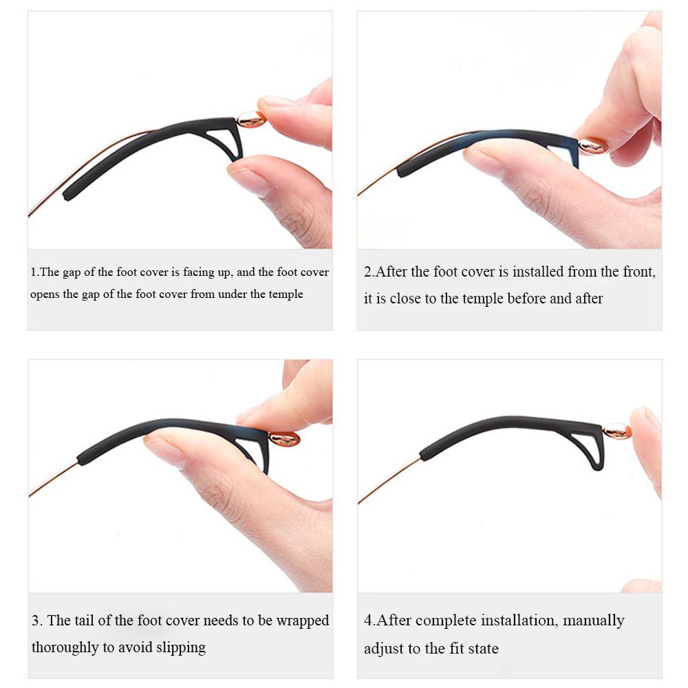 Móc Gắn Tai Cố Định Mắt Kính Bằng Silicon Mềm Chống Thất Lạc