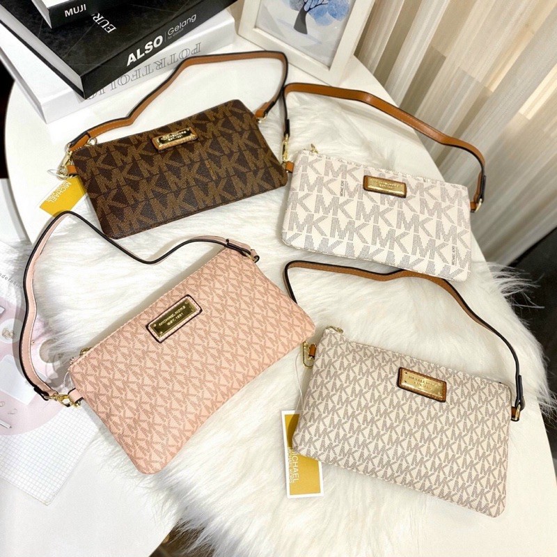 TÚI MICHAEL KORS MỎNG HAI DÂY KIÊM VÍ