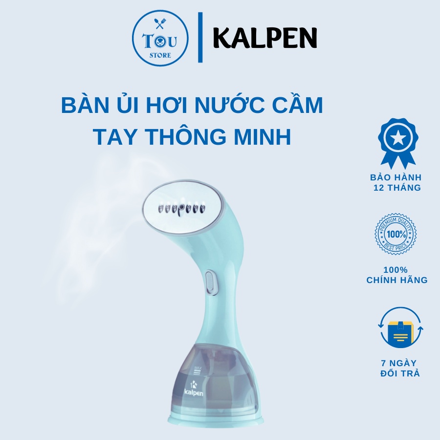 Bàn Ủi Hơi Nước Cầm Tay Thông Minh Kalpen HSK-3801, bàn là hơi nước mini, máy ủi quần áo bằng hơi nước, chính hãng