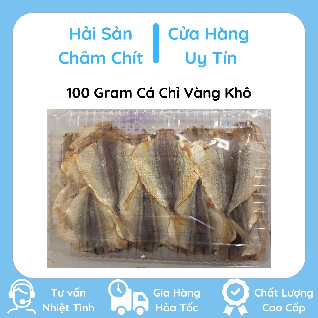 100 Gram Cá Chỉ Vàng Khô Thơm Ngon