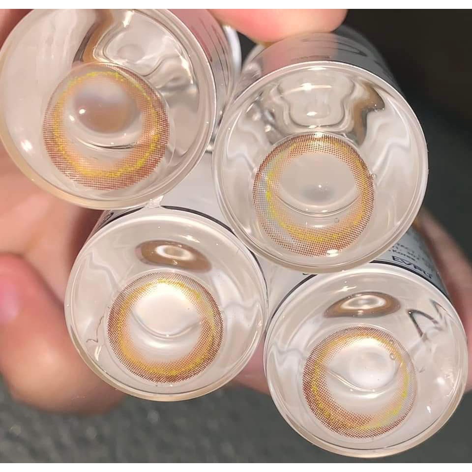 Lens mắt Hàn Quốc, lens mắt cầu vồng, kính áp tròng 0 độ