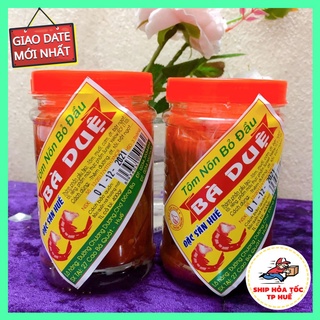 2 hủ 400GR (400gr x 2) Tôm chua Bà Duệ tôm nõn bỏ đầu - Đặc sản Huế