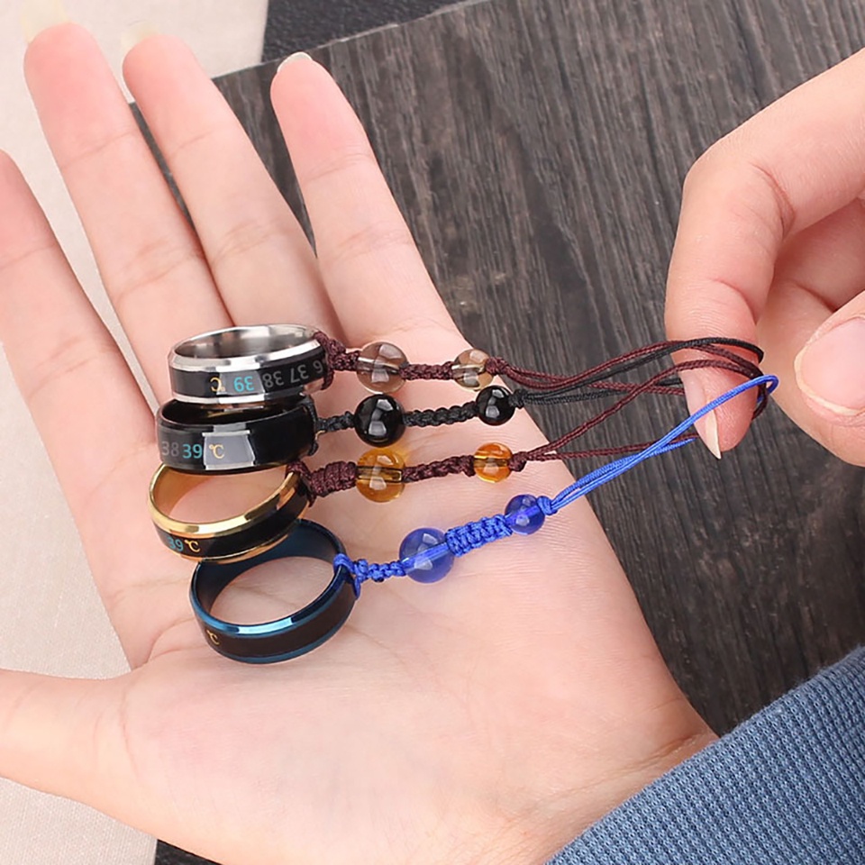 ✅ Dây Buộc Điện Thoại, Usb, Chìa Khóa Có Nhẫn Đeo Tay Thông Minh Cảm Biến Đo Nhiệt Độ