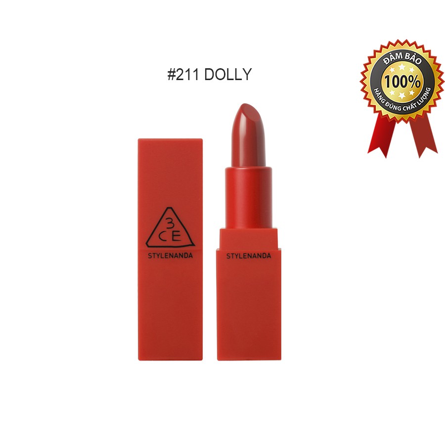 SON THỎI [3CE] RED RECIPE LIP COLOR #211 #DOLLY