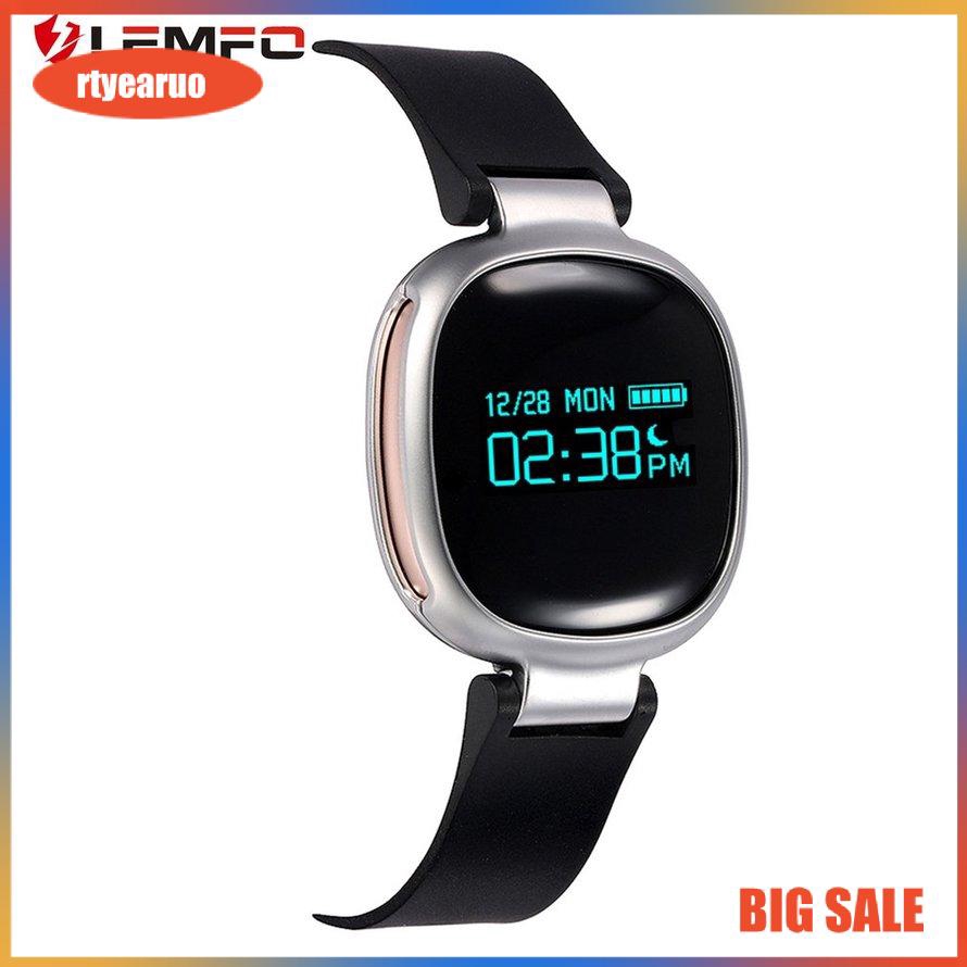 【199k0207】LEMFO E08 Heart Rate Monitor Waterproof Pedometer Watch for Android for iOS