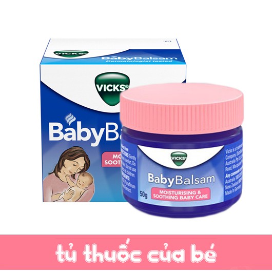 Dầu Vicks baby balsam giữ ấm cho bé