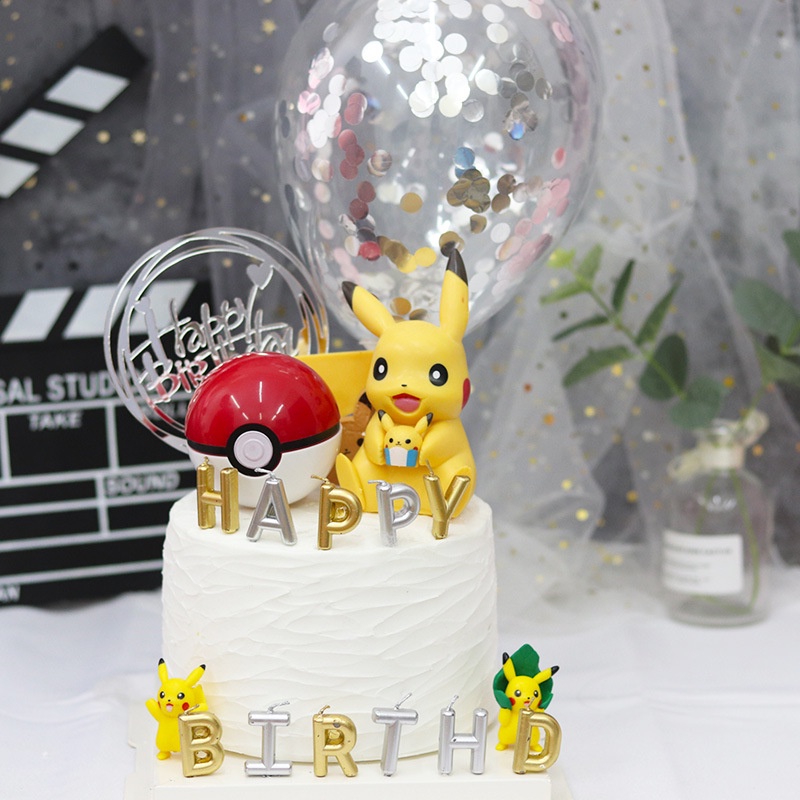 Pikachu trang trí - Phụ kiện trang trí bánh kem