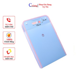 túi đựng tài liệu a4 nhiều ngăn bằng nhựa 12 Ngăn Mờ Màu Sắc Dễ Thương Có Tay Xách