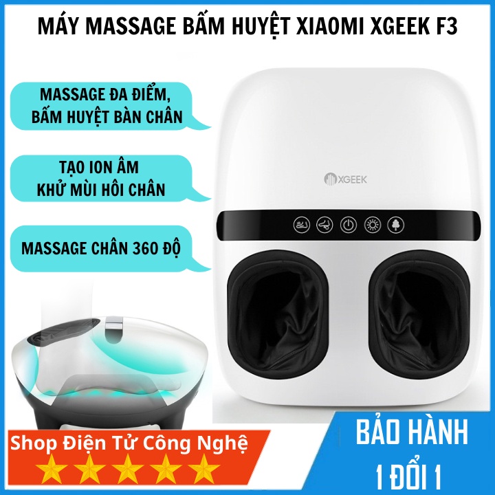 Máy massage bấm huyệt Xiaomi XGEEK F3- massage chân 360 độ