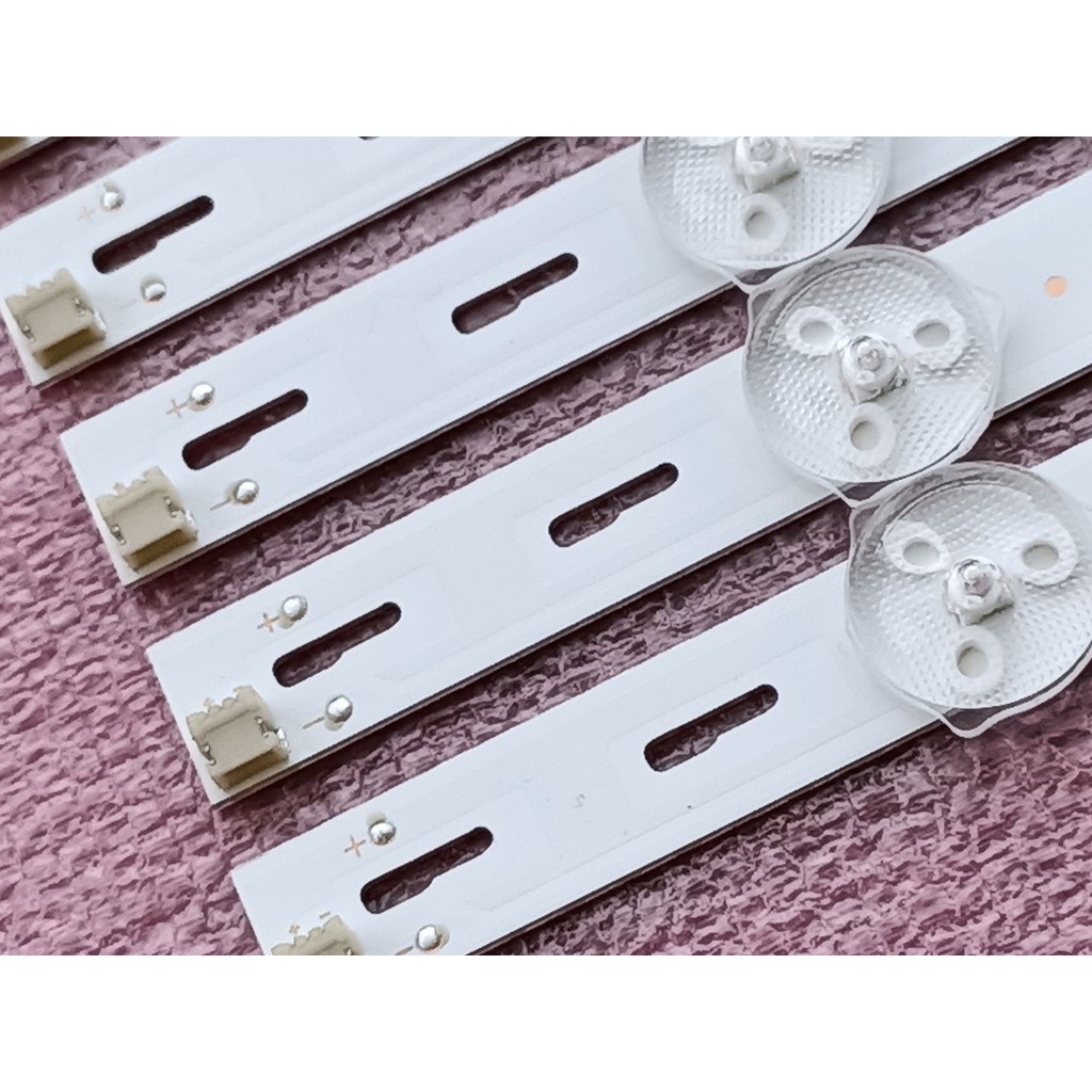 BỘ LED TIVI A SANZO TCL 49AT500 50T890 50AS600 BỘ 8 THANH, MỖI THANH 4 BÓNG 6V, MỚI 100% HÀNG ZIN HÃNG K430WDC1 A4