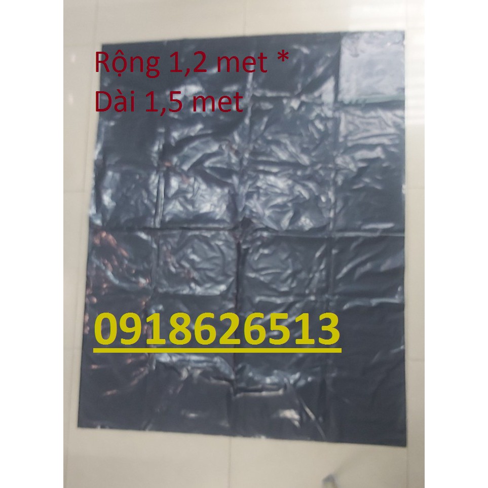 Bao đựng rác cực đại PE đen Loại I - Loại I