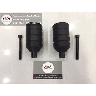 Gù chống đổ Nhựa đúc phay kiểu moto lỗ 8ly lắp mọi loại xe