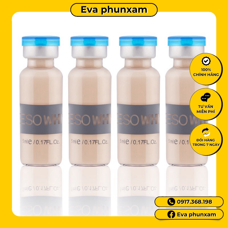 [Siêu sale] Cấy phấn mesowite giúp da trắng đẹp mịn và đều màu