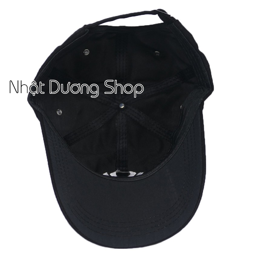 Nón kết lưỡi trai giá siêu rẽ - Đen chất liệu Kaki bền chắc và thoáng mát thích hợp cho mọi người