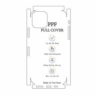 Dán dẻo PPF iPhone 11 Pro mặt sau và viền
