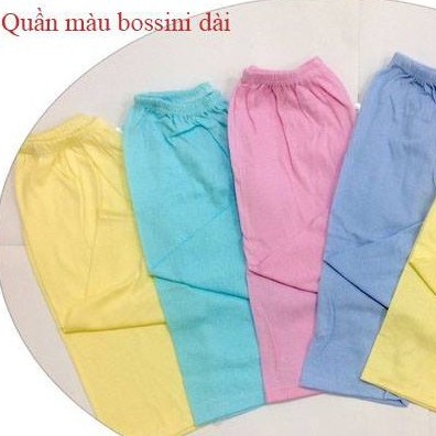 [Nhiều Size]Quần Dài Màu Bossini 100% Cotton Thấm Hút Tốt An Toàn Cho Bé Sơ Sinh.