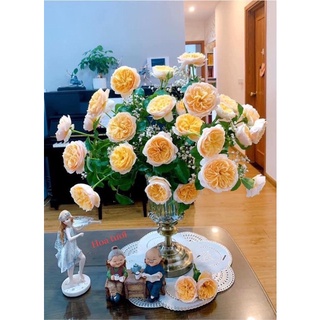 Bình thuỷ tinh đế đồng cao cấp
