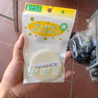 bông tán kem nền