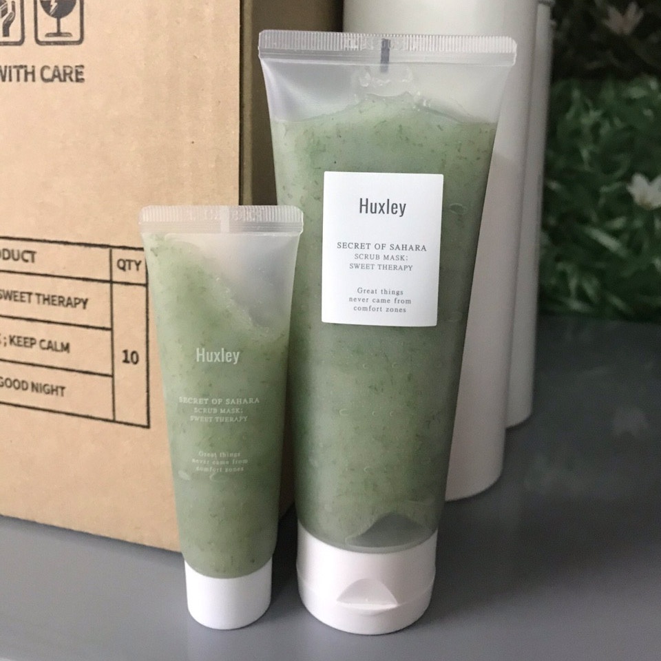 Mặt nạ tẩy tế bào chết Huxley Scrub Mask Sweet Therapy 30g chính hãng