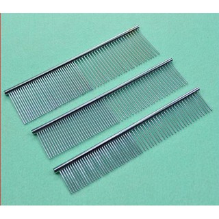 Lược inox chải lông thẳng cho chó mèo