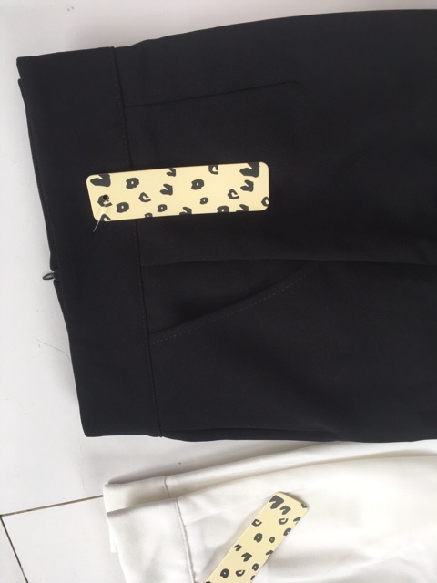 Quần baggy nữ xẻ tà chất liệu tuyết mưa cao cấp