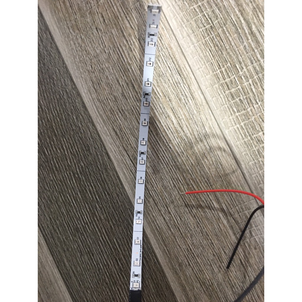 Sản phẩm gia đình làm: Sợi dây lét 22cm mặt quỷ 12V màu đỏ , thép
