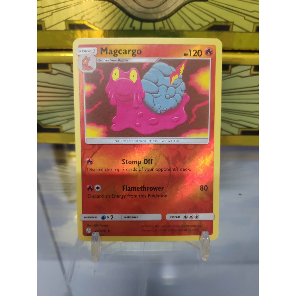 [ Dưa Hấu Yugioh ] Lá bài thẻ bài Pokemon Magcargo