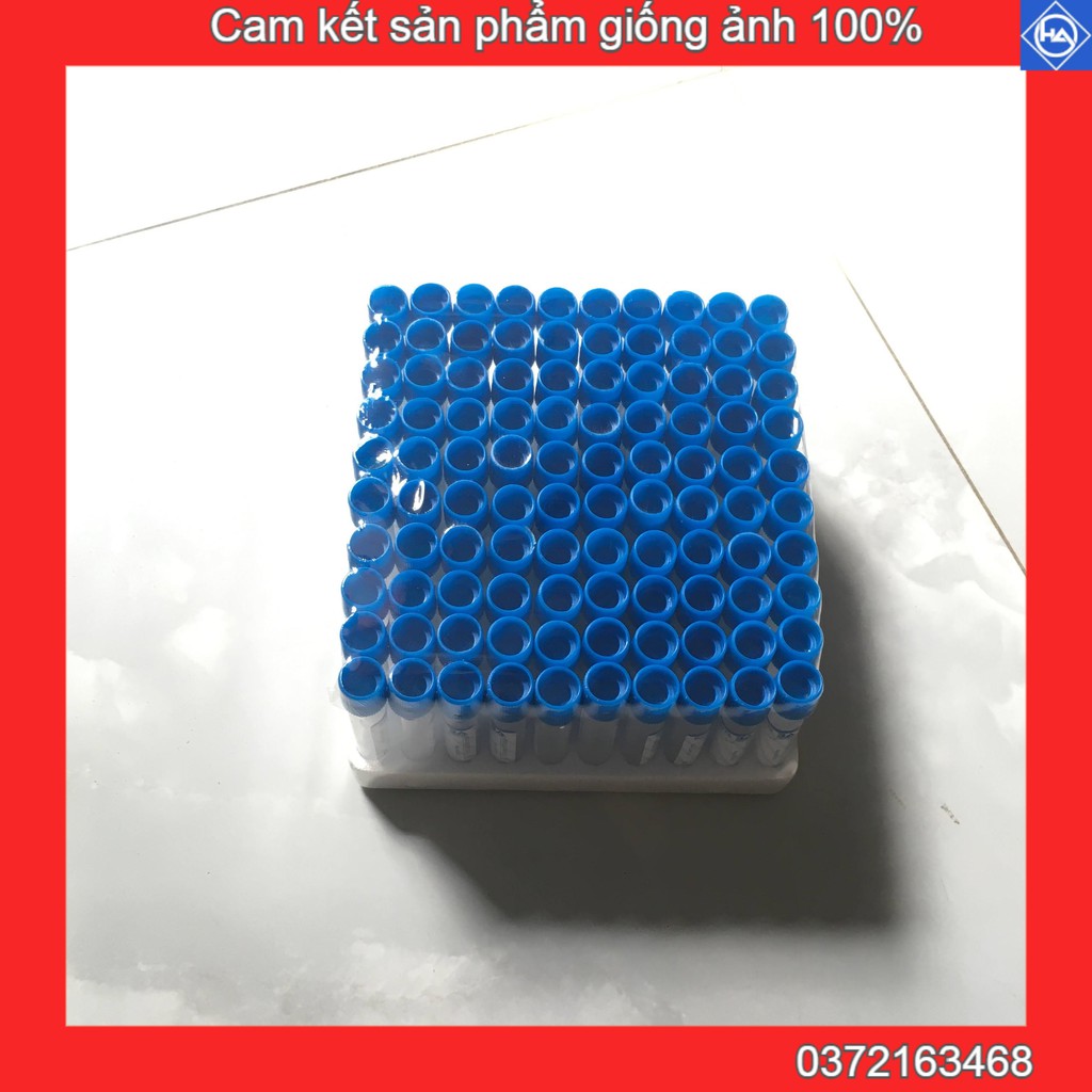 100 ống nghiệm chống đông máu EDTA