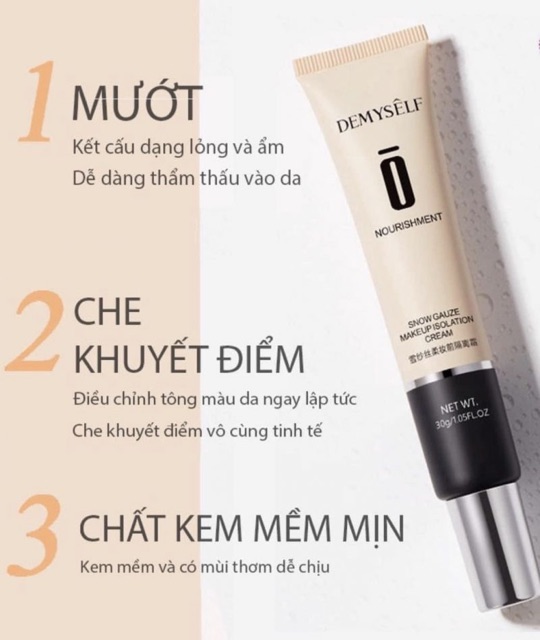 [Siêu Hot] Kem Lót Che Khuyết Điểm DEMYSÊLF | BigBuy360 - bigbuy360.vn