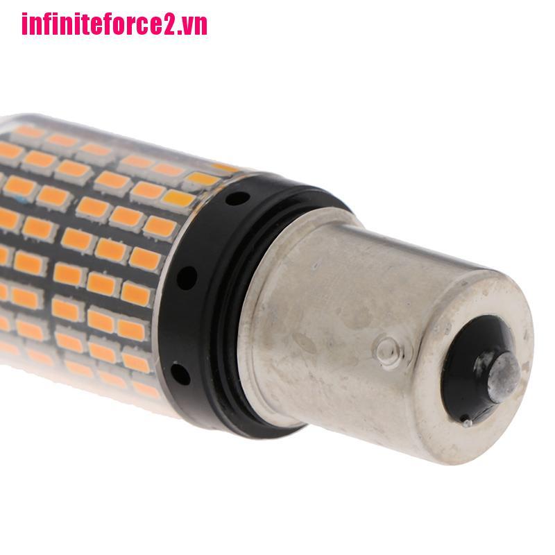 Set 2 Đèn Tín Hiệu Màu Vàng 1156 1095 1141 P21W Ba15S 7506 Led 3014 Chuyên Dụng