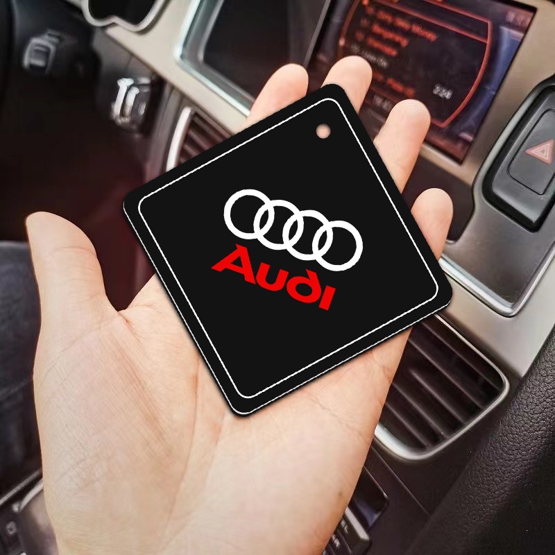 1 Mặt Dây Chuyền Có Hương Thơm In Logo Xe Hơi Cao Cấp Cho Audi A3 8P A6 C5 A4 B6 B8 S4 RS4 S5 B9 S3 8V RS3 S6 S8 S2 S7 SQ5 SQ7