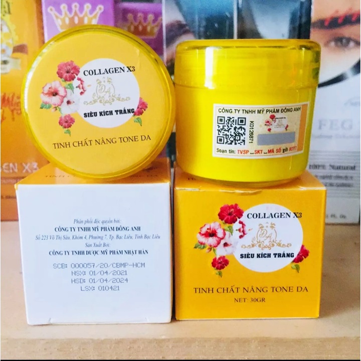 Kem ủ kích trắng Collagen x3 trắng gấp 6 lần có hộp – ACL688