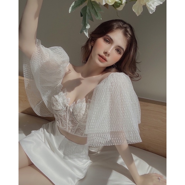 REVER TOP & REVER SKIRT - Áo corset cách điệu và chân váy