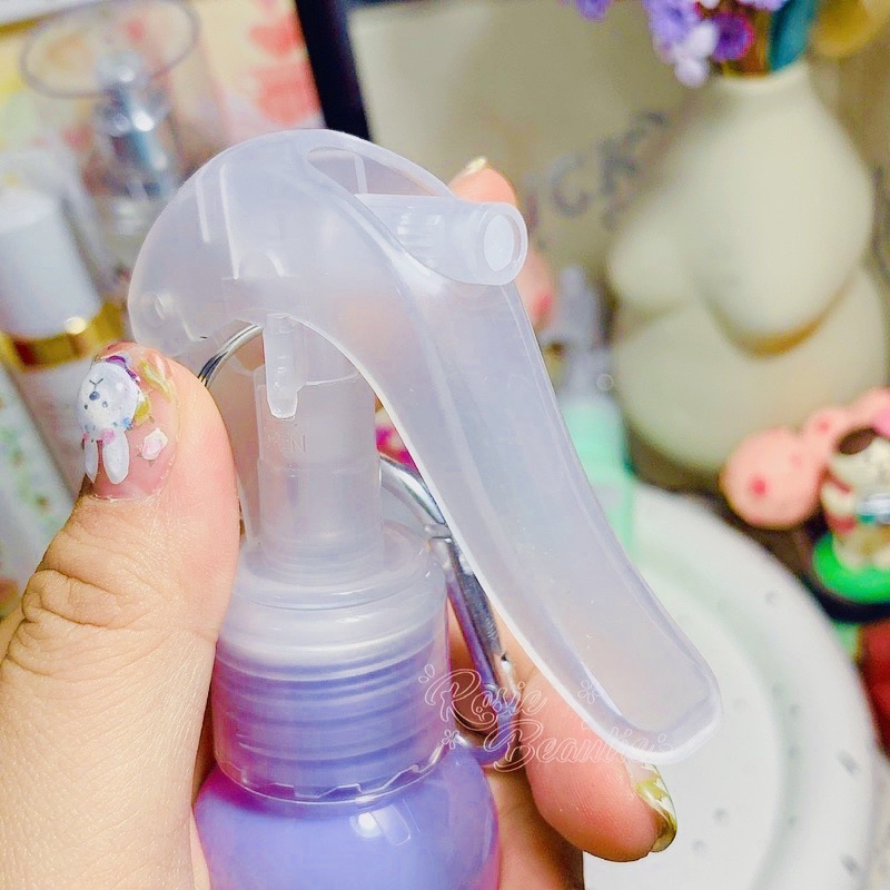Bình Xịt Khuẩn Kèm Móc Khoá Vòi Phun Sương Chai Tiện Lợi Nhựa Chiết Cồn Vệ Sinh Rửa Tay Lọ Chiết Kèm Móc Khoá mini
