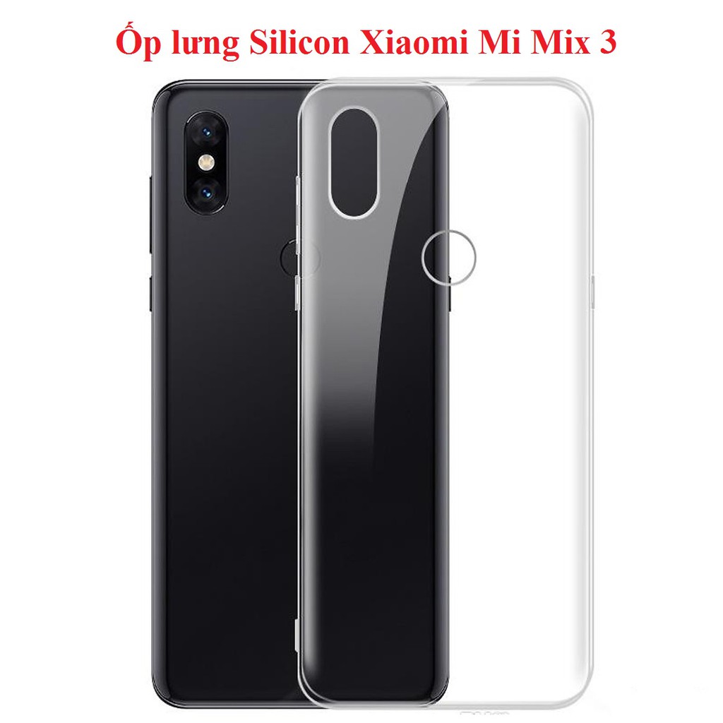 Combo 5 kính cường lực Full màn, 2 dán lưng PPF, 1 ốp lưng silicon Xiaomi Mi mix 3