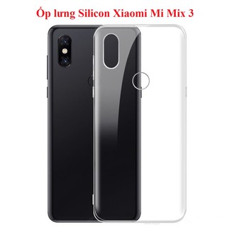 Ốp lưng silicon cho Xiaomi Mi mix 3