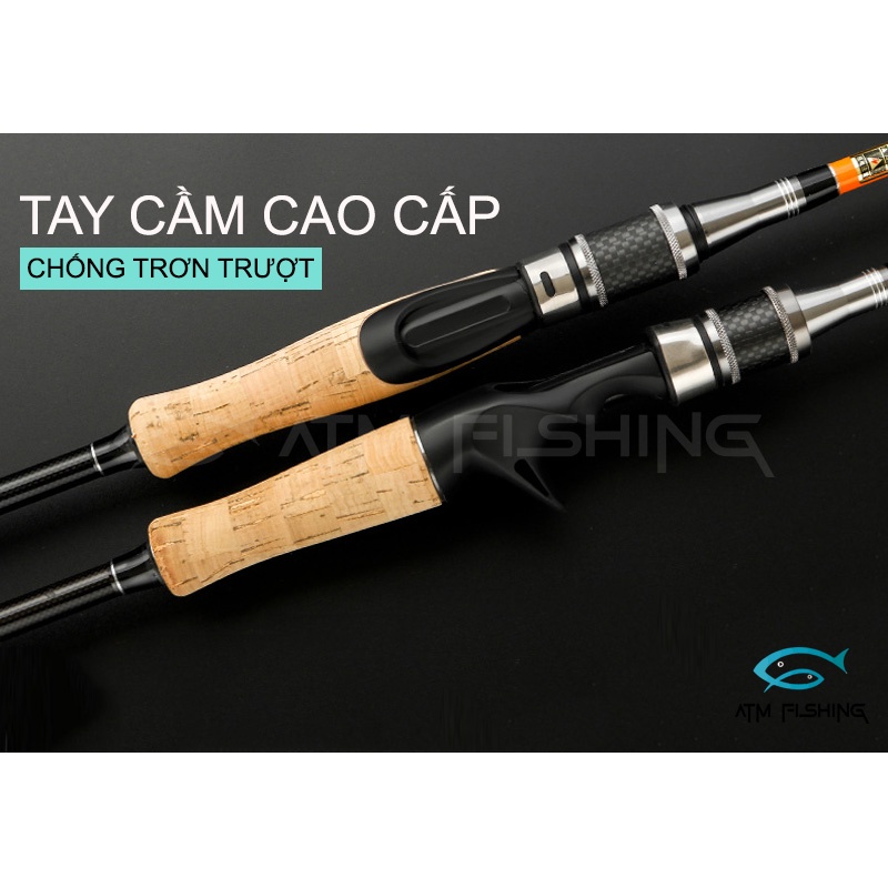 Cần Câu Lure Eagle Bạo Lực Kèm 2 Ngọn Cao Cấp Siêu Bền