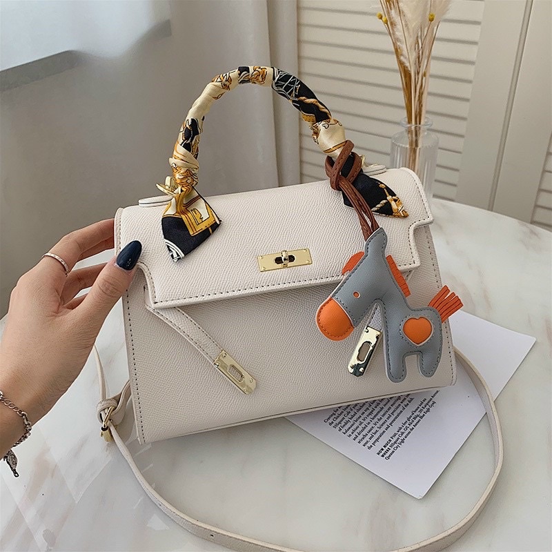 Túi Xách Hm Nữ Kèm Khăn, Túi Nữ Đeo Chéo Sang Trọng