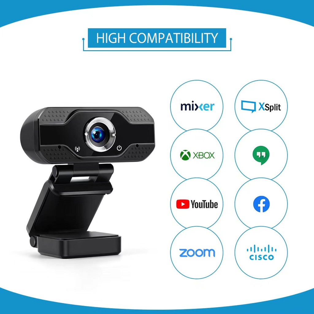 Webcam Full HD 1080P V8 có mic | BigBuy360 - bigbuy360.vn