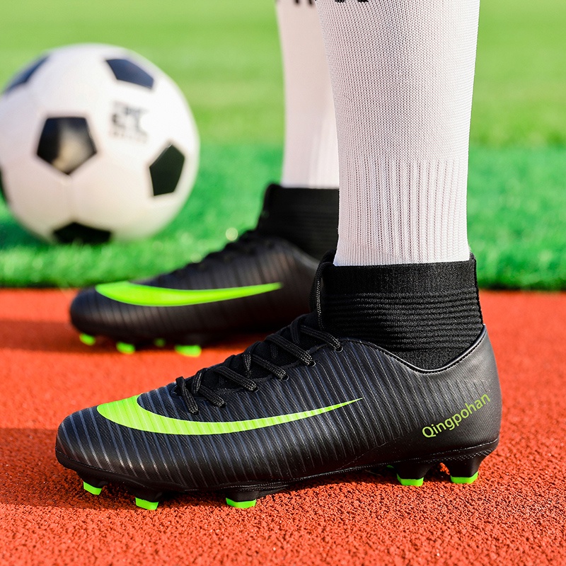 FG soccer shoes Giày bóng đá thể thao ngoài trời cho trẻ em, giày tập bóng đá, giày nam / nữ, giày thể thao cỡ lớn Kích thước: 35-45