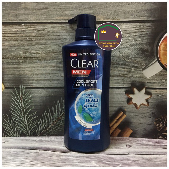 DẦU GỘI CLEAR MEN 450ML THÁI LAN MENTHOR CAO CẤP