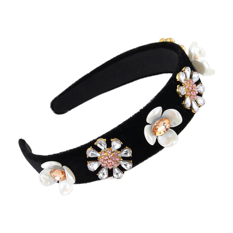 Băng Đô Cài Tóc Đính Đá Sang Trọng Cho Nữ