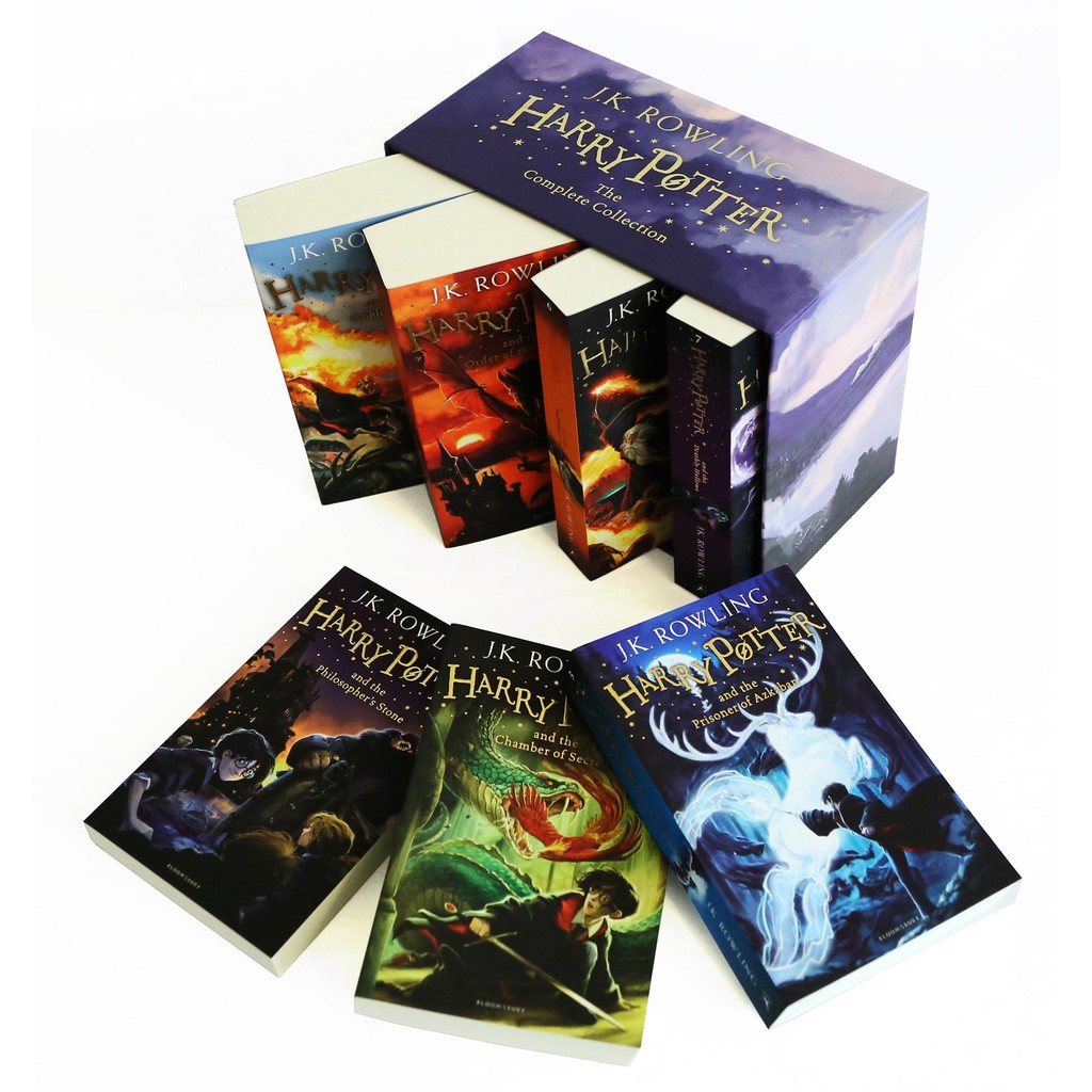 Bộ truyện Ngoại văn Tiếng Anh: Harry Potter Box Set: The Complete Collection (Paperback)