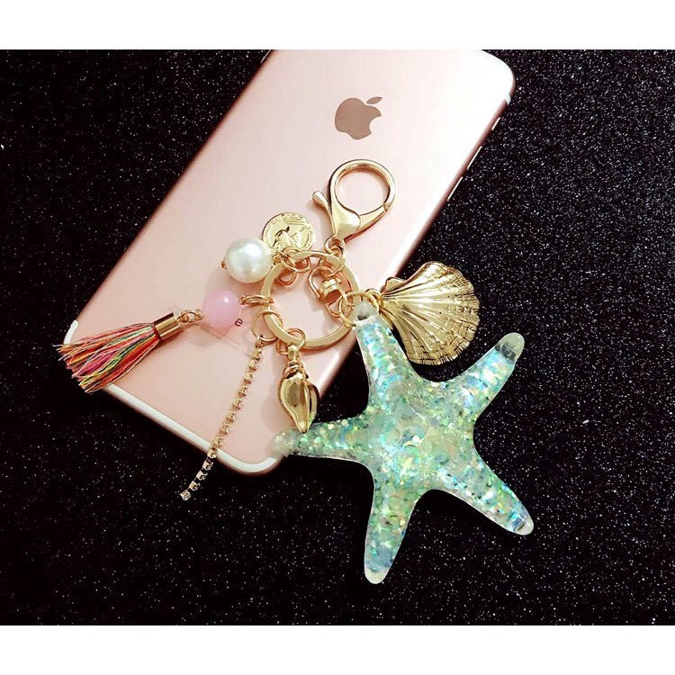 MÓC KHÓA SAO BIỂN DẠ QUANG