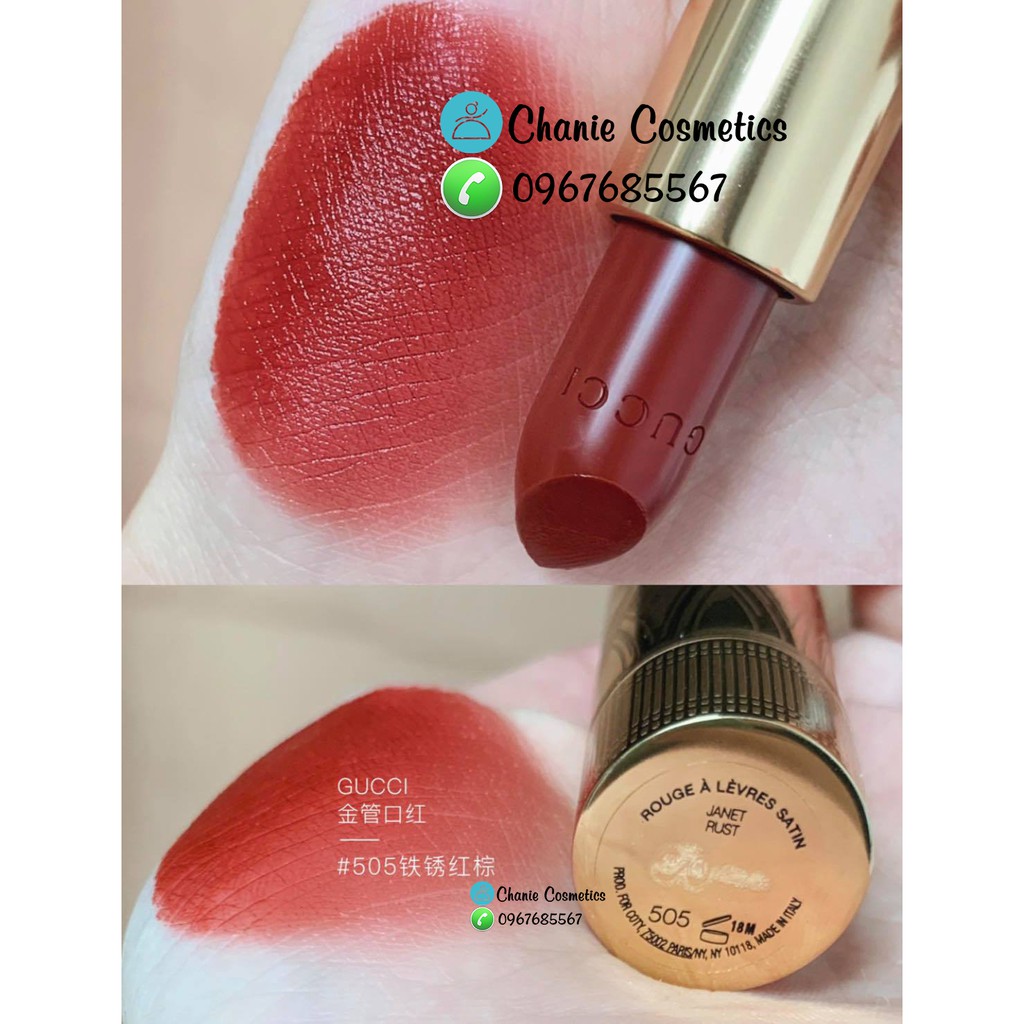 [Mã COSUP22 giảm 8% đơn 250K] Son Gucci Rouge a Levres Satin & Matte 2019 | BigBuy360 - bigbuy360.vn